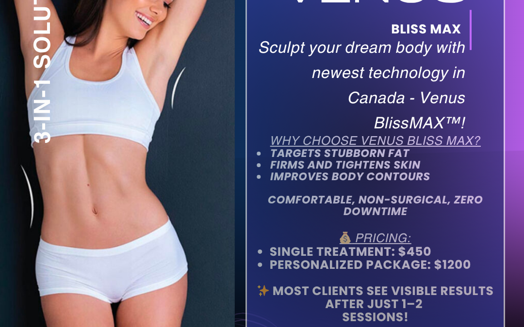 Nouveau chez Ideal Body Clinic : Venus Bliss – Le remodelage corporel non invasif est arrivé !
